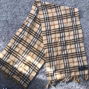 Tan Burberry Scarf